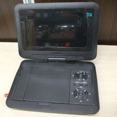 ワンセグ ポータブルDVDプレーヤー 9インチ CPRM対応 夢グループ DT-PD9K2205N 付属品付 苫小牧西店の画像