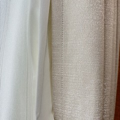 遮光1級、遮熱、遮音カーテン、遮像レースカーテンセット100×190の画像