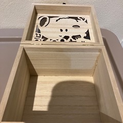 スヌーピーBOX 木箱の画像