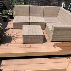 ガーデンソファの画像