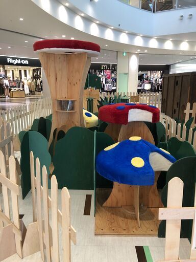 迷路　めいろ　イベント　動物　どうぶつ　キノコ　うさぎ　ぬいぐるみ