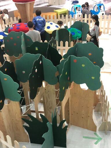 迷路　めいろ　イベント　動物　どうぶつ　キノコ　うさぎ　ぬいぐるみ