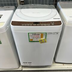 洗濯機 SHARP 全自動 ES-T712 白