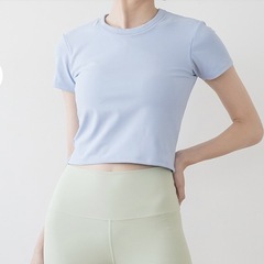 再値下げ！SUKALA カップ付きクロップドT サイズM ペール...