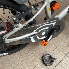 問合せ多数！お値下げしました　中古D-bike MASTER 18AL シルバー　ディーバイク マスター 子供用自転車の画像