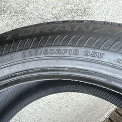 ブリヂストン　トランザ　T005A　225/50RF18　2023年製　バリ山