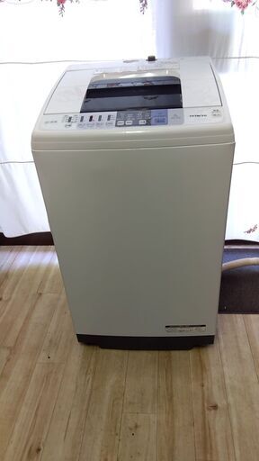 ★日立洗濯機、7ｋ、洗浄クリーニング済、大きな傷も無く奇麗です