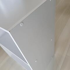 カラーボックス　白　２段の画像