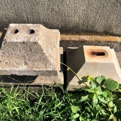 物干し台 コンクリート台のみ1〜3個