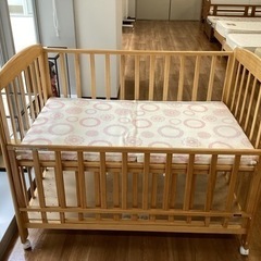 ベビーベッド【町田市再生家具】241468の画像