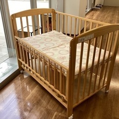 ベビーベッド【町田市再生家具】241468の画像