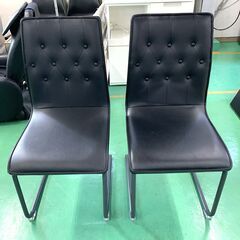 伊勢崎店【現状品】gi9-12 椅子２脚 GRANATO DC BK