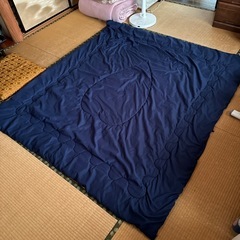 掛け布団  オールシーズン ダブルサイズ ネイビーの画像