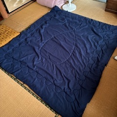 掛け布団  オールシーズン ダブルサイズ ネイビーの画像