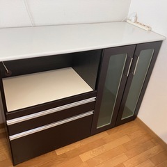 キッチン　サイドボード　食器棚　キッチン収納　キッチンキャビネッ...