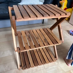 ニトリの三段ラックの画像