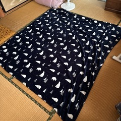 しまむら 掛け布団ボアカバー ダブルサイズの画像