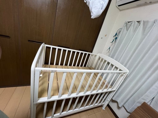 KATOJI ベビーベッド　白