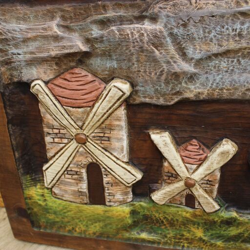 【川崎市宮前区リサイクルオフ】木製壁画　アンティーク　ヴィンテージ　ヨーロッパ 川崎市宮前区リサイクルオフ】木製壁画 アンティーク ヴィンテージ