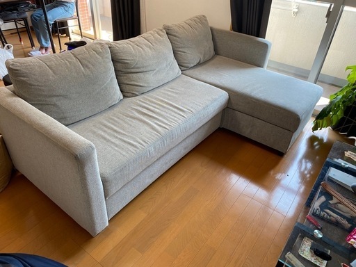 【値引きしました】ニトリ（中古）3人掛けソファー
