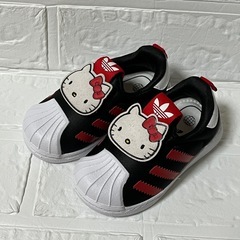 【値下げ】adidas アディダス スニーカー 子供 靴 キッズシューズ 赤ちゃん 12cm キティちゃんの画像