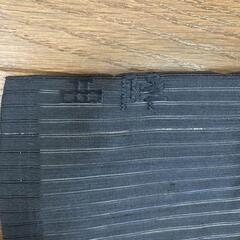 新品未使用　夏用絽着物　黒帯　西陣織　さざ波　Ｋの画像
