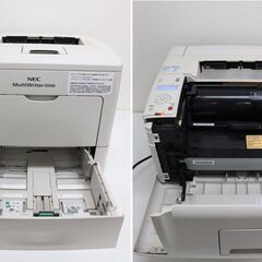 【処5/23】≪C235ジ-22≫通電OK NEC モノクロページプリンタ MuliWriter 5500 印刷枚数約12,600枚 レーザープリンター 事務用品/OA用品 現状品の画像