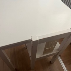 
IKEA KRITTER キッズテーブル椅子白