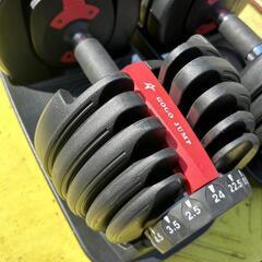 可変式ダンベル　GOGOJUMP　24kg × 2  15段階調整可の画像