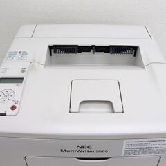 【処5/23】≪C236ジ-26≫通電OK NEC モノクロページプリンタ MuliWriter 5500 印刷枚数約34,000枚 レーザープリンター 事務用品/OA用品 現状品の画像