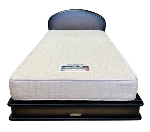 シングルベッド一式（SIMMONS /マットレス/木製フレーム ）