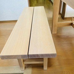 【新品】 ACTUS アクタス JARVI ダイニングテーブル + ベンチ 定価24万
の画像