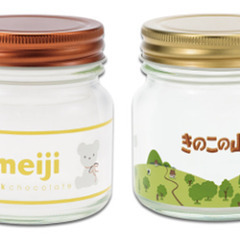 一番くじ『meiji』ガラスキャニスター２個セットの画像