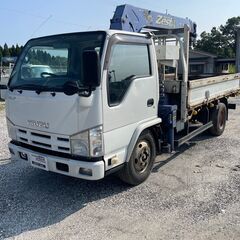 鹿児島発☆いすゞ エルフ 3t 3段クレーン(ラジコン付) AT車☆