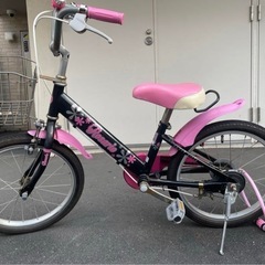 子供自転車18インチ(補助輪付き)