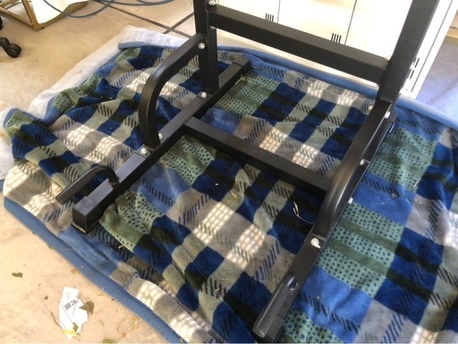 リサイクルサービス八光】幅106㎝ STEADY 懸垂マシン 改良バー【耐荷重