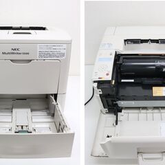 【ヤ取1/20終了】≪C238ジ-38≫通電OK NEC モノクロページプリンタ MuliWriter 5500 印刷枚数約15,430枚 レーザープリンター 事務用品/OA用品 現状品の画像