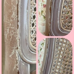 お値引き中🎀姫系家具　🎀プリンセス家具　猫脚　チェア　椅子の画像
