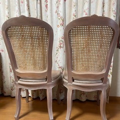 お値引き中🎀姫系家具　🎀プリンセス家具　猫脚　チェア　椅子の画像