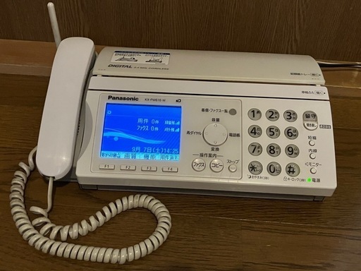 パナソニック　Panasonic ファックス付き電話機