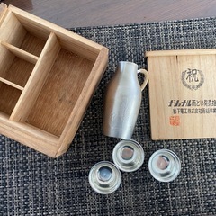 本錫製(スズ)酒器★松下電工記念品の画像