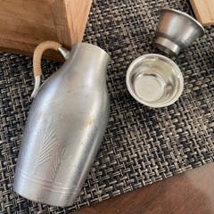 本錫製(スズ)酒器★松下電工記念品の画像