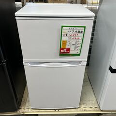 ジ222】YAMAZEN ヤマゼン 2ドア冷蔵庫 86ℓ 2019年製 YFRB-90(W) 6か