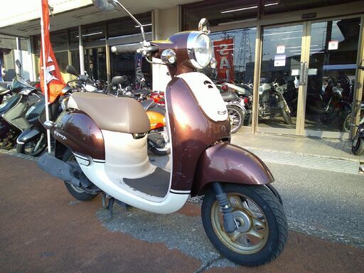 NO.5141　ホンダ　ジョルノ　４サイクルエンジン　フューエルインジェクション車　メタリックブラウン＆ホワイト