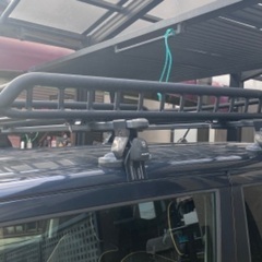 ショウワガレージ　A-xシリーズ　アルミ製ルーフラック　Mサイズ　ブラックの画像