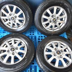 社外アルミホイール付き軽用タイヤ YOKOHAMA 145R12...