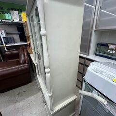 ⭐️お持ち帰りSALE⭐️　食器棚　W177×D93×H47　白　埼玉県朝霞市リサイクルショップ　GM162の画像