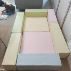 子供用プレイスペース　マット·ブロックセットの画像