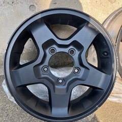 ジムニーJ
B23 JA11 アルミホイール　4本セット　黒塗装の画像