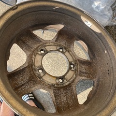 ジムニーJ
B23 JA11 アルミホイール　4本セット　黒塗装の画像